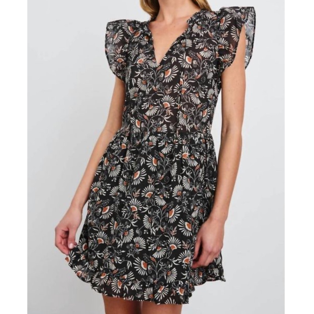 Rails Cassia Dress Zinnia Floral Small Cotton T2
